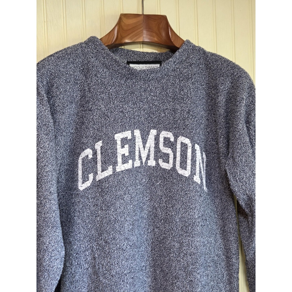 Clemson Tigers Sweater Womens Large Purple NCAA College Woolly Threads‎